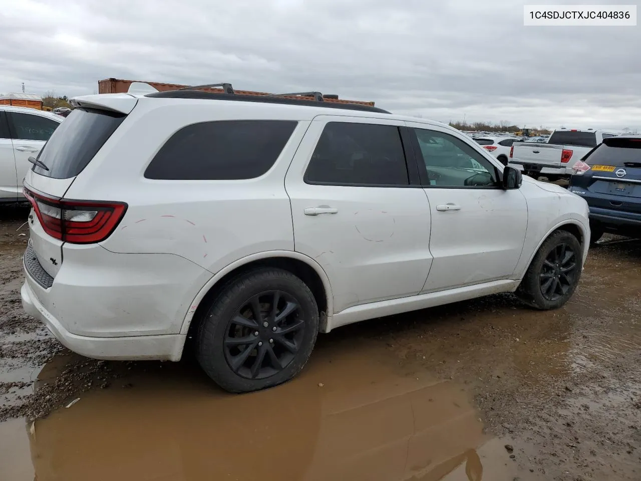 2018 Dodge Durango R/T VIN: 1C4SDJCTXJC404836 Lot: 79689034