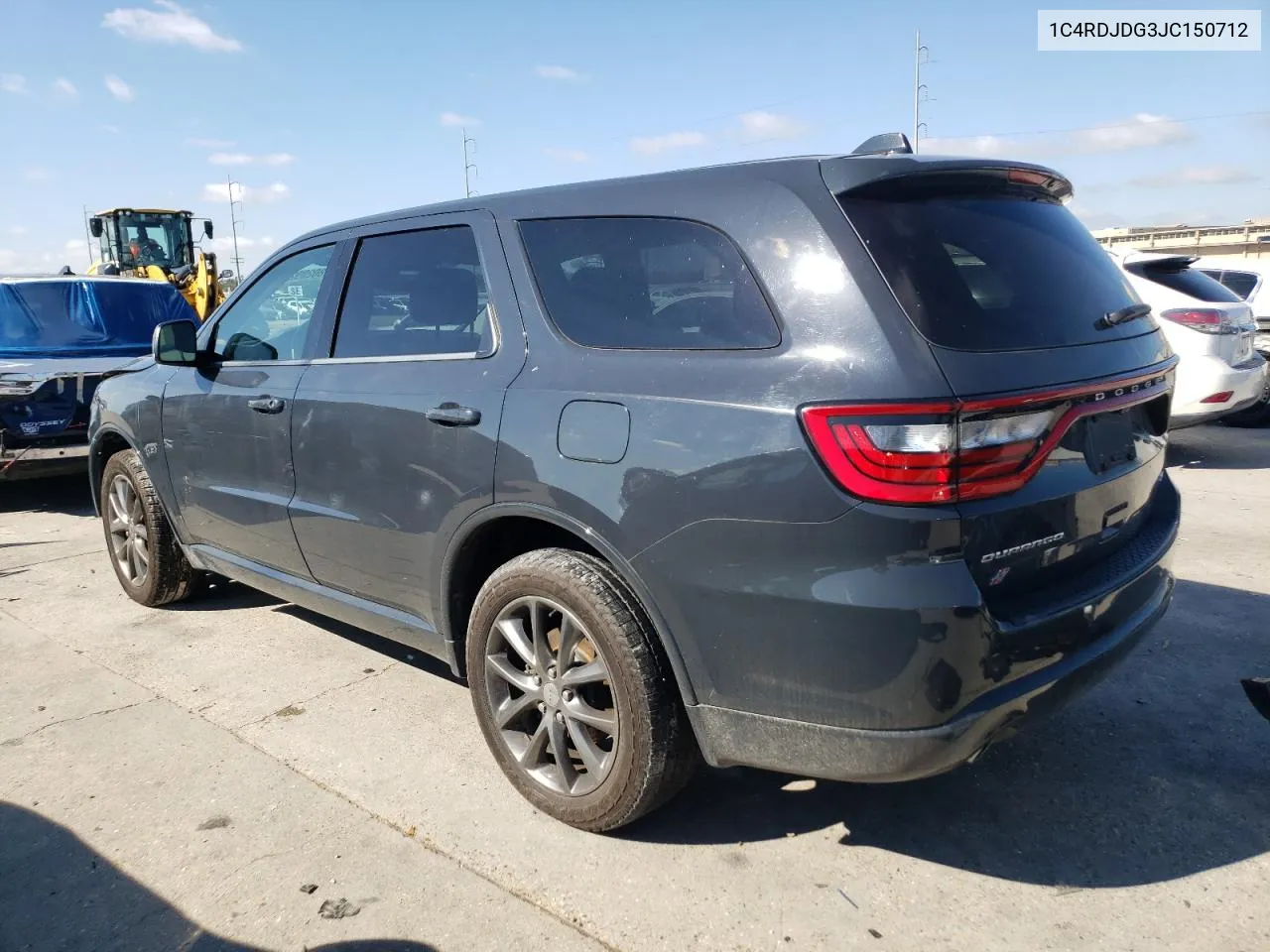 2018 Dodge Durango Gt VIN: 1C4RDJDG3JC150712 Lot: 80209294