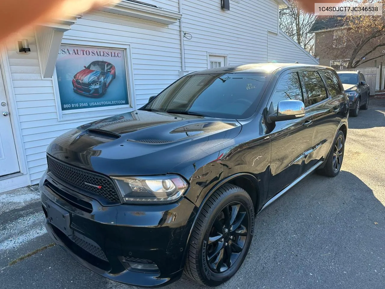 2018 Dodge Durango R/T VIN: 1C4SDJCT7JC346538 Lot: 80243774