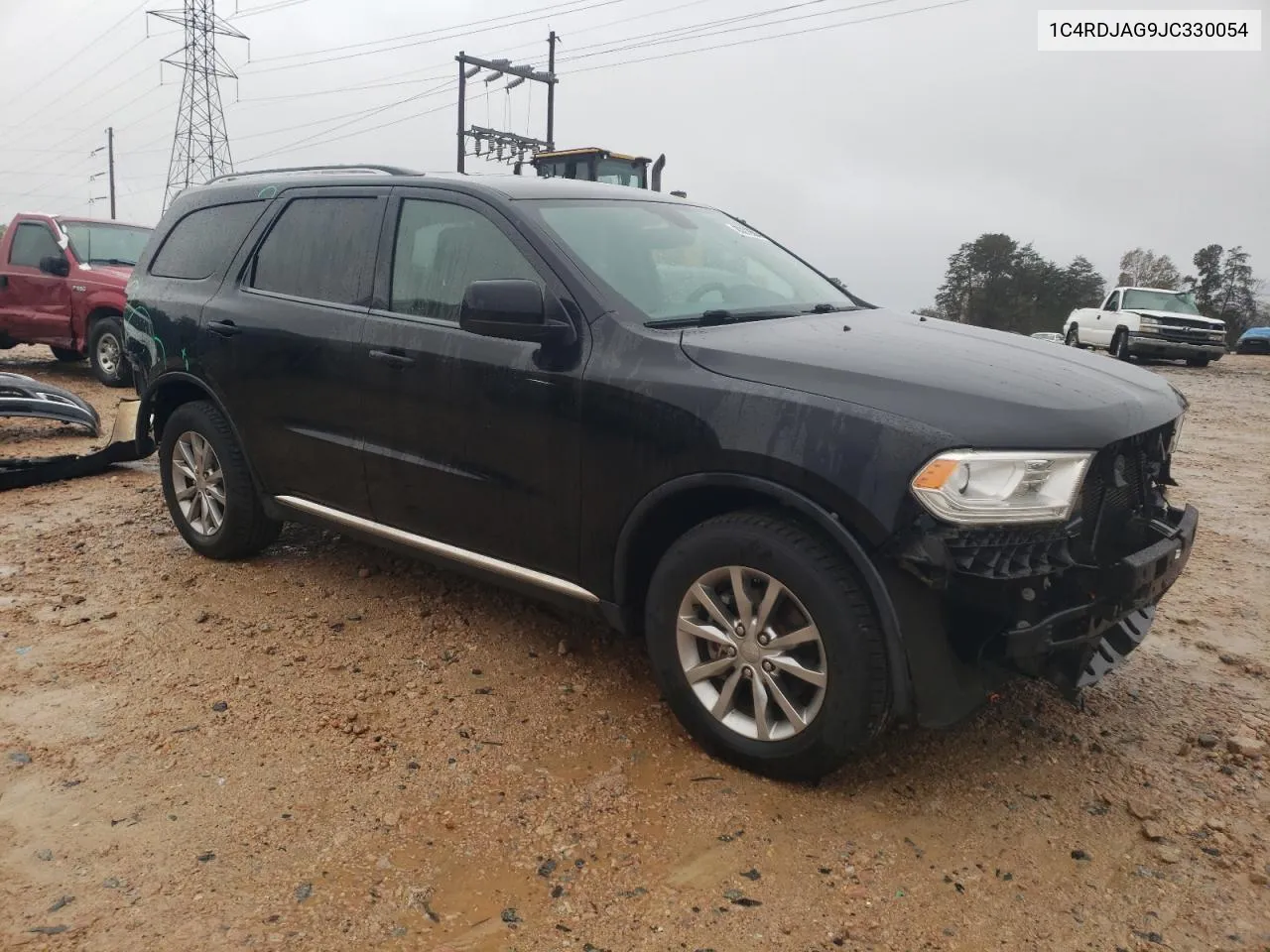 2018 Dodge Durango Sxt VIN: 1C4RDJAG9JC330054 Lot: 80273594