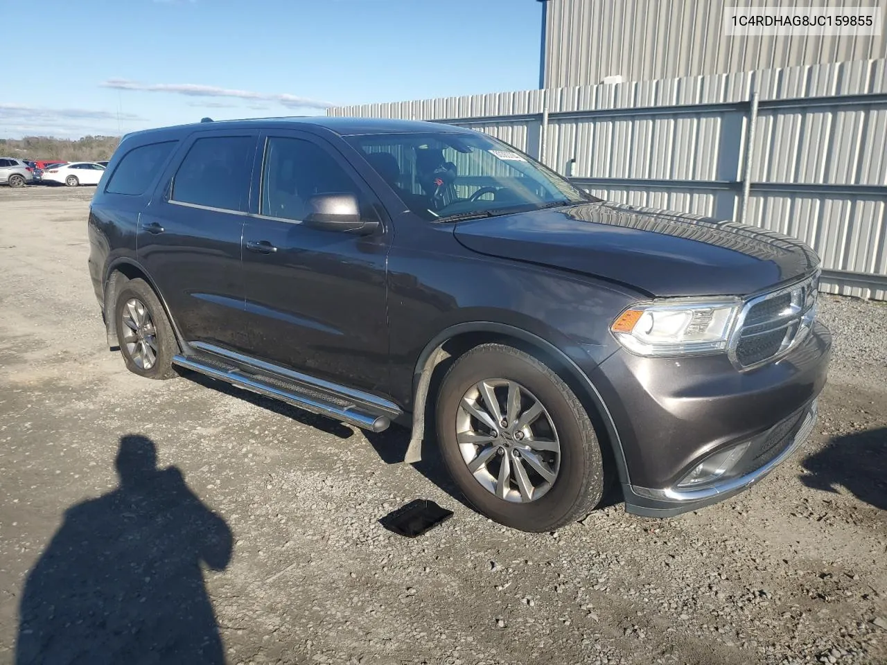 2018 Dodge Durango Sxt VIN: 1C4RDHAG8JC159855 Lot: 80363704