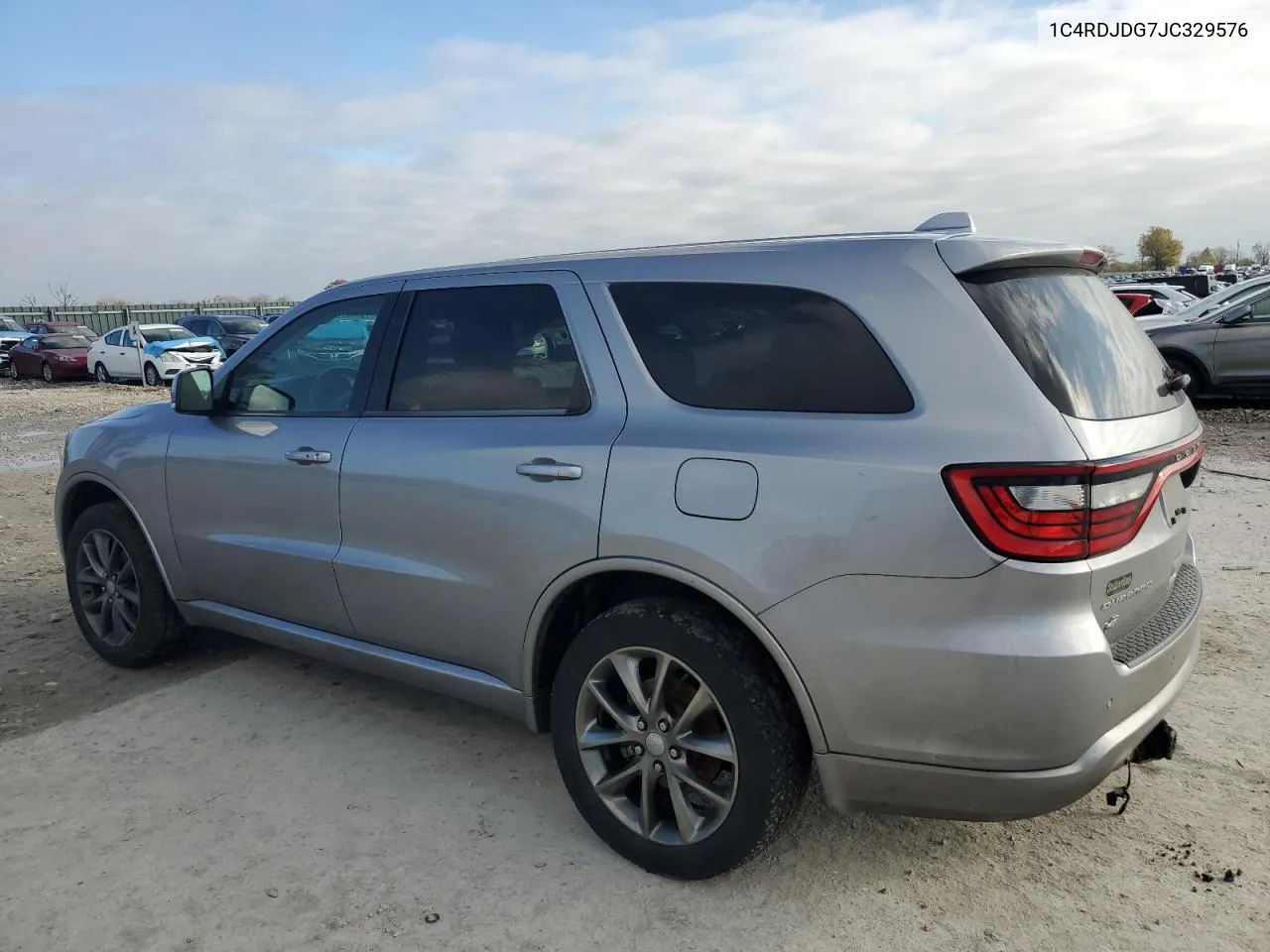 2018 Dodge Durango Gt VIN: 1C4RDJDG7JC329576 Lot: 80792574