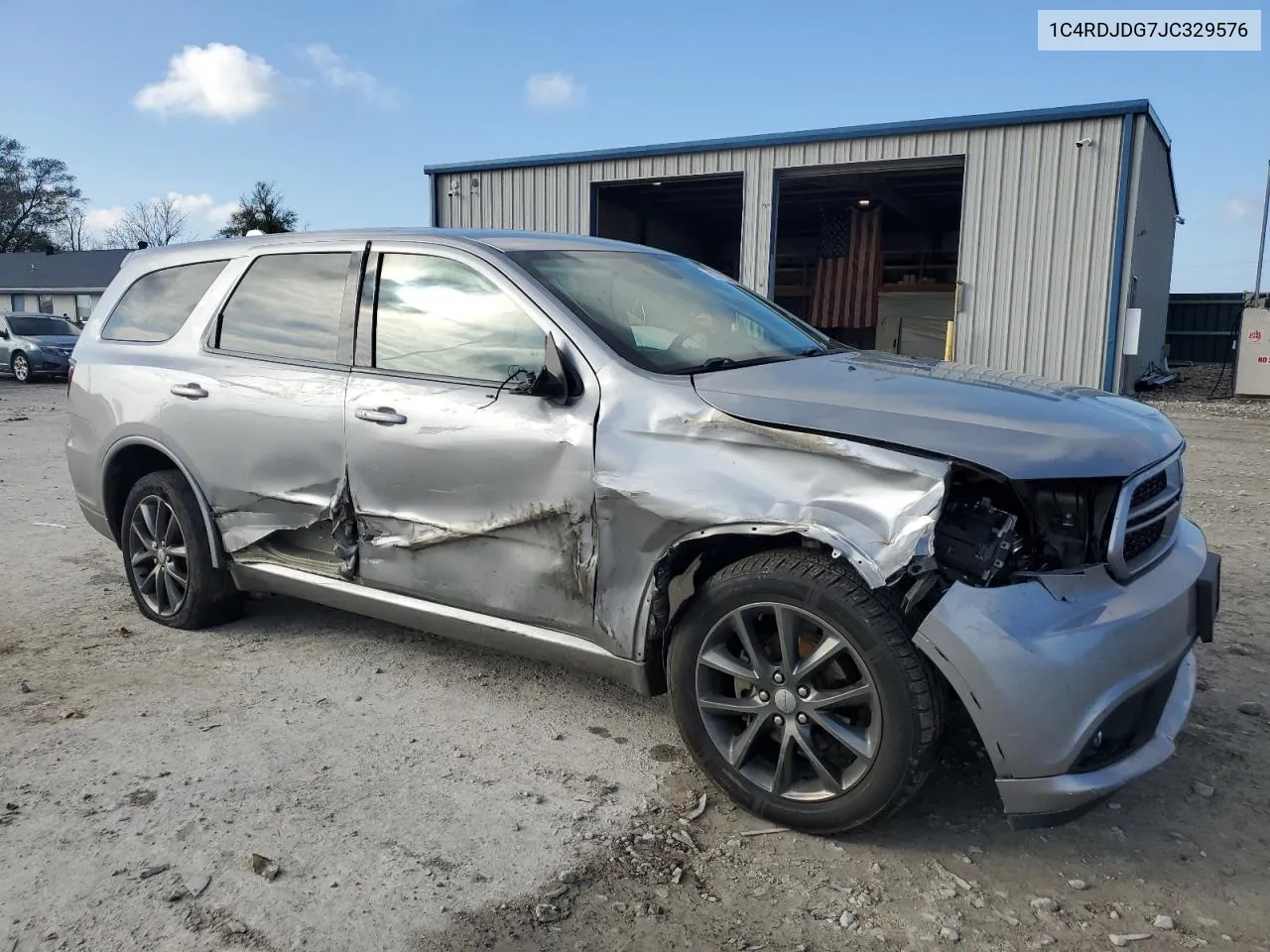 2018 Dodge Durango Gt VIN: 1C4RDJDG7JC329576 Lot: 80792574