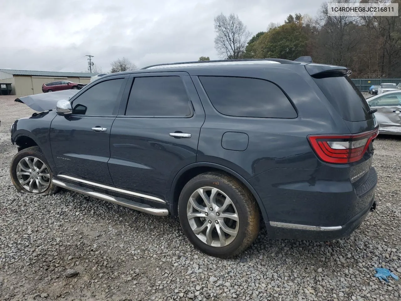 2018 Dodge Durango Citadel VIN: 1C4RDHEG8JC216811 Lot: 80801934