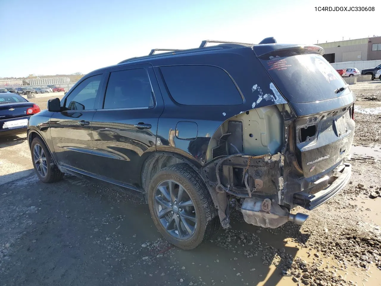 2018 Dodge Durango Gt VIN: 1C4RDJDGXJC330608 Lot: 80862354