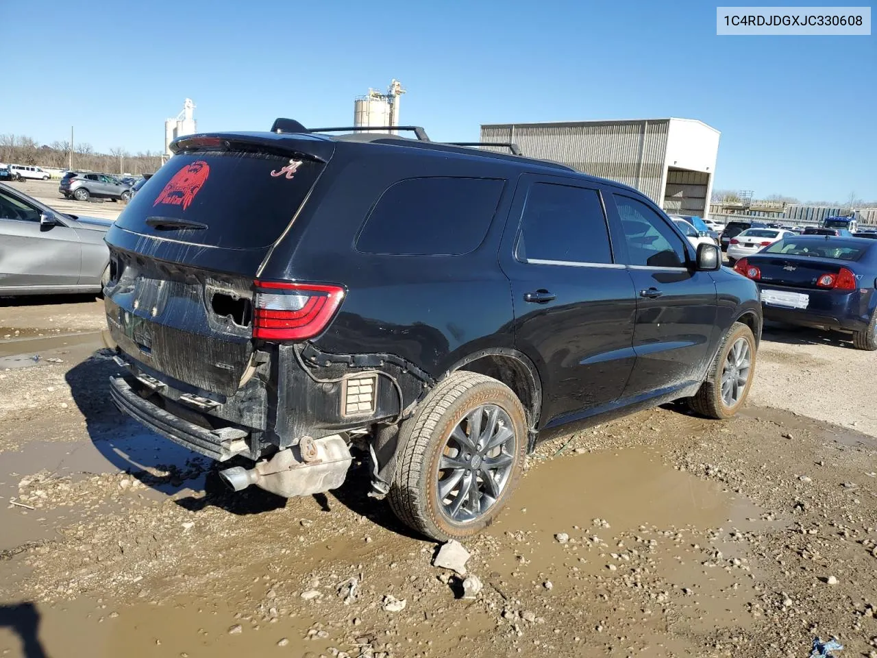 2018 Dodge Durango Gt VIN: 1C4RDJDGXJC330608 Lot: 80862354