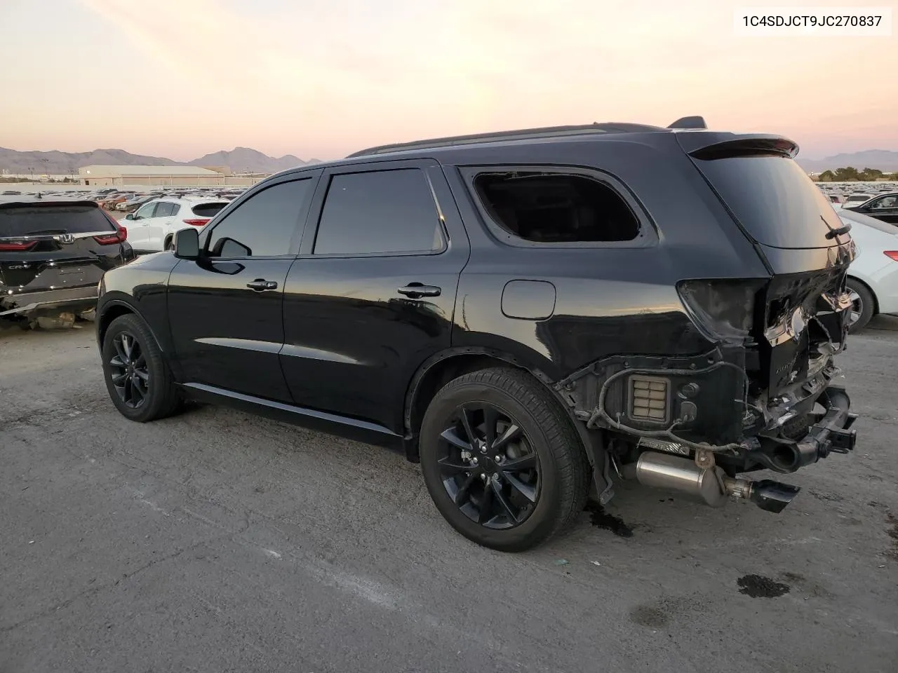 2018 Dodge Durango R/T VIN: 1C4SDJCT9JC270837 Lot: 80971144