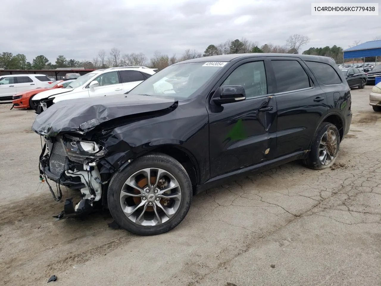 2019 Dodge Durango Gt VIN: 1C4RDHDG6KC779438 Lot: 43943054