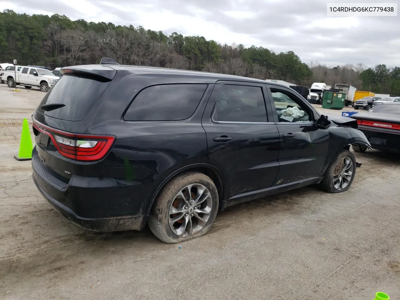 2019 Dodge Durango Gt VIN: 1C4RDHDG6KC779438 Lot: 43943054