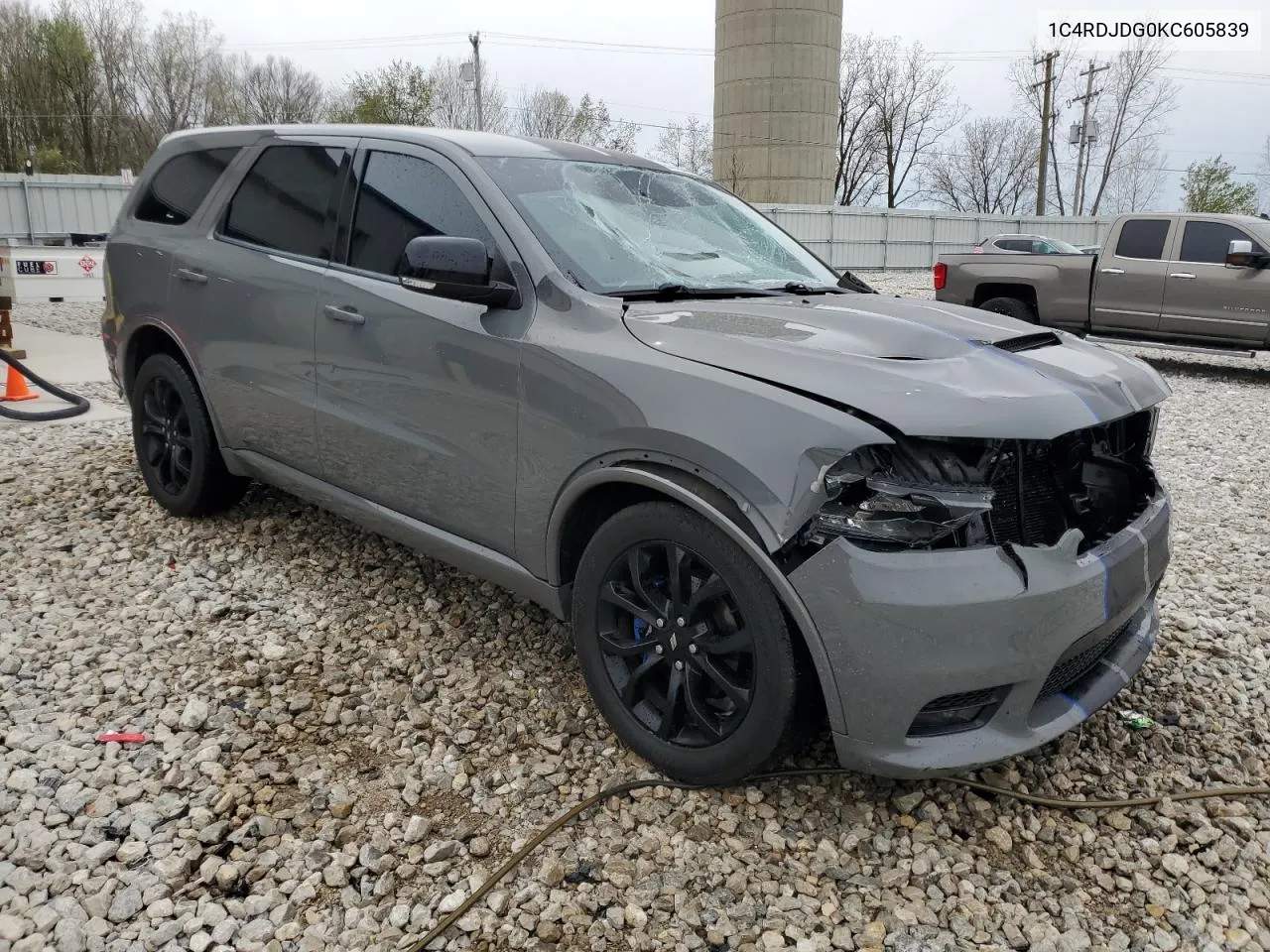 2019 Dodge Durango Gt VIN: 1C4RDJDG0KC605839 Lot: 51769404