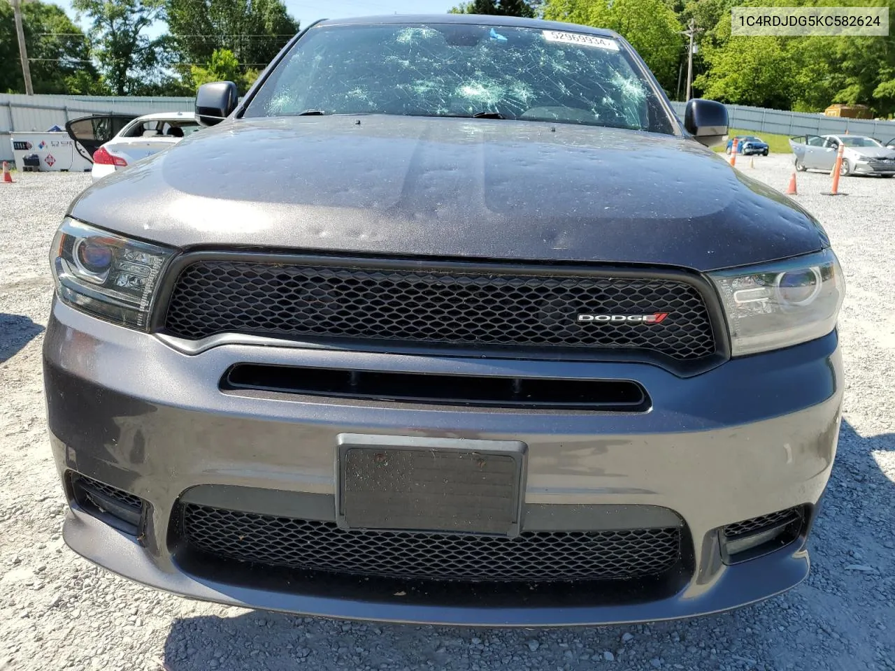 1C4RDJDG5KC582624 2019 Dodge Durango Gt