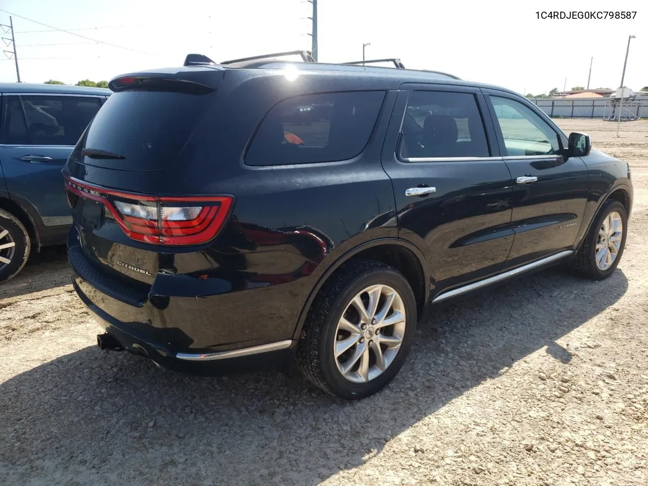 1C4RDJEG0KC798587 2019 Dodge Durango Citadel