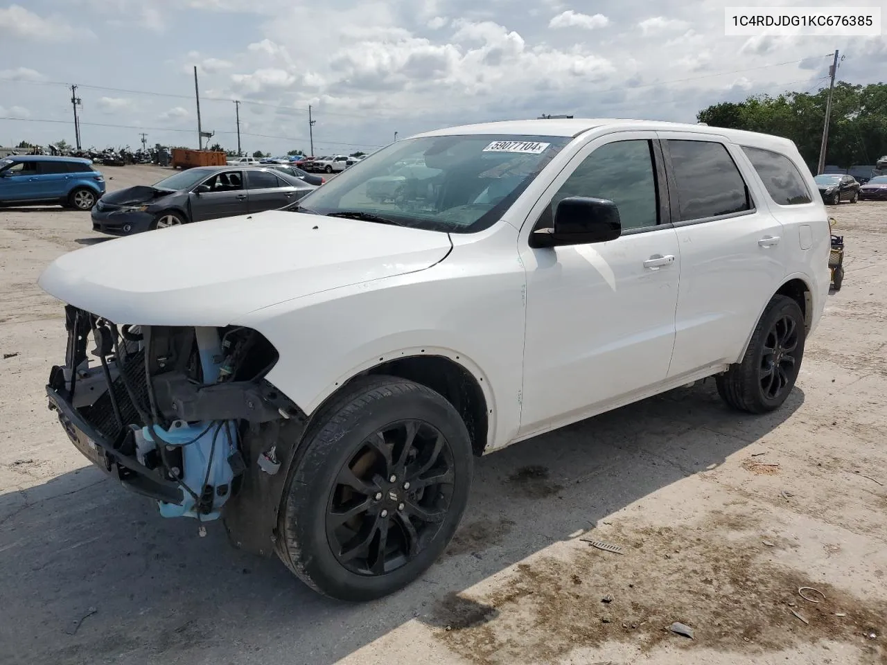 1C4RDJDG1KC676385 2019 Dodge Durango Gt