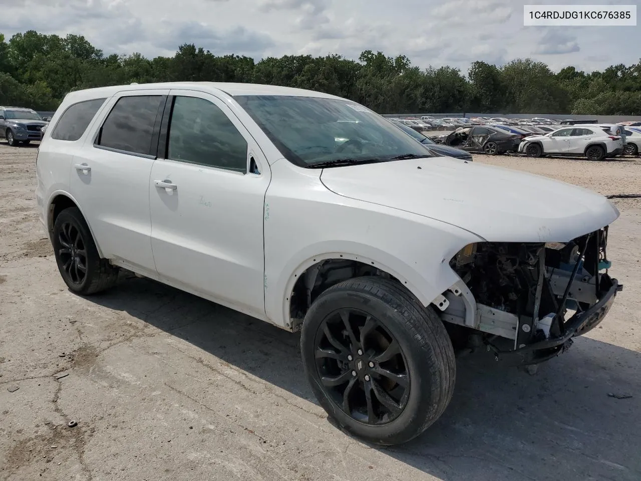 2019 Dodge Durango Gt VIN: 1C4RDJDG1KC676385 Lot: 59077104