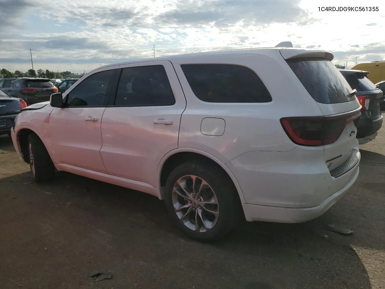 2019 Dodge Durango Gt VIN: 1C4RDJDG9KC561355 Lot: 59787154