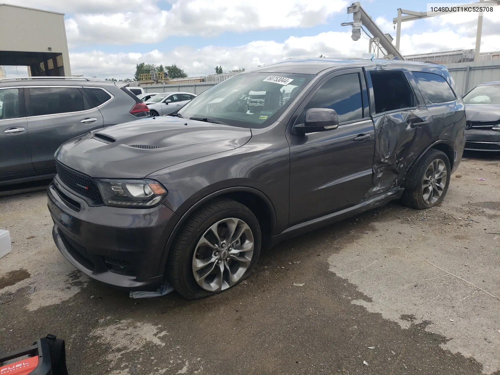 2019 Dodge Durango R/T VIN: 1C4SDJCT1KC525708 Lot: 60753044