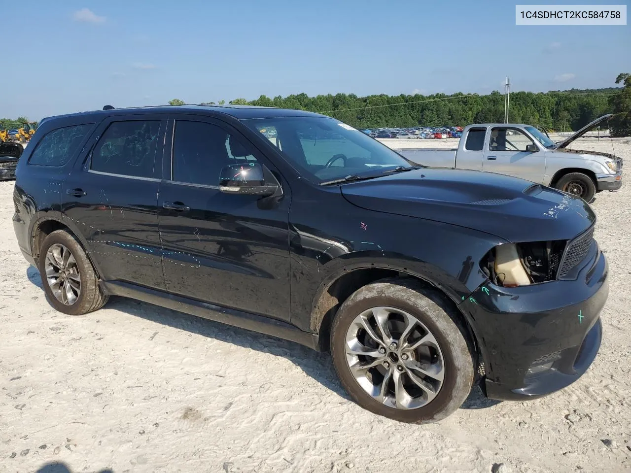 2019 Dodge Durango R/T VIN: 1C4SDHCT2KC584758 Lot: 60944594