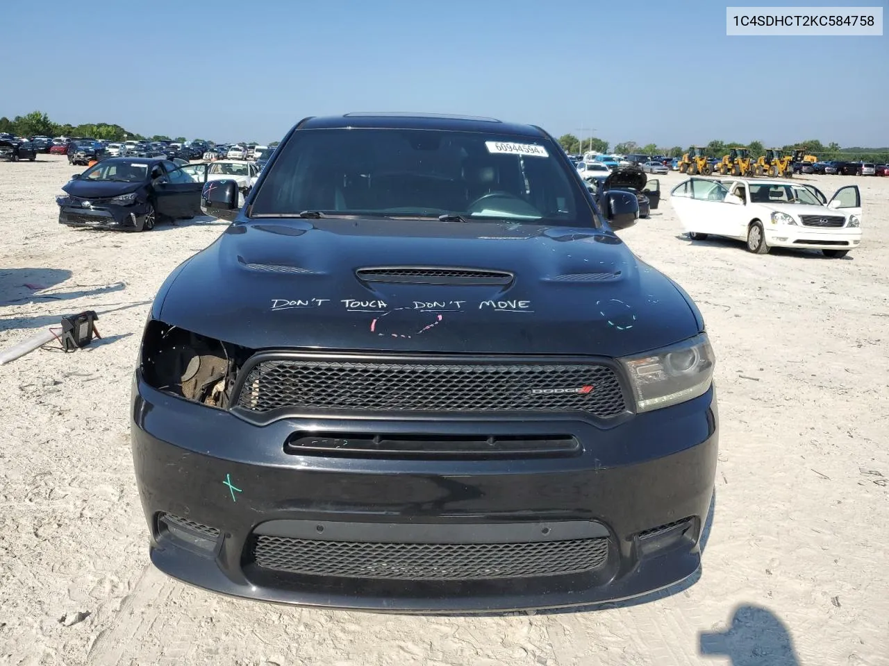 2019 Dodge Durango R/T VIN: 1C4SDHCT2KC584758 Lot: 60944594