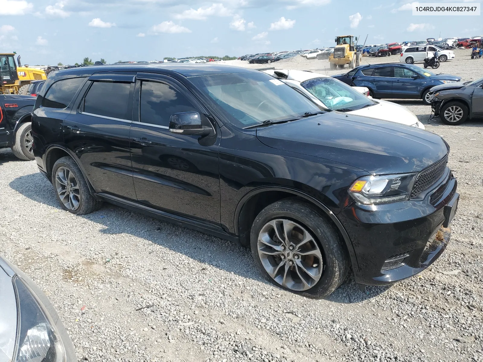 2019 Dodge Durango Gt VIN: 1C4RDJDG4KC827347 Lot: 62657334