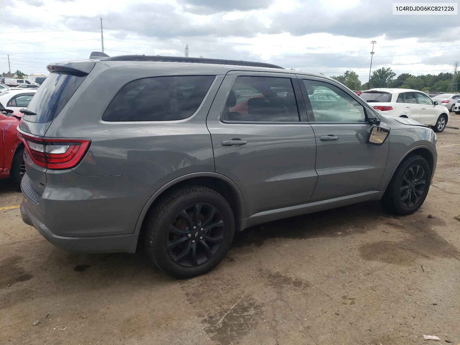 2019 Dodge Durango Gt VIN: 1C4RDJDG6KC821226 Lot: 63610494