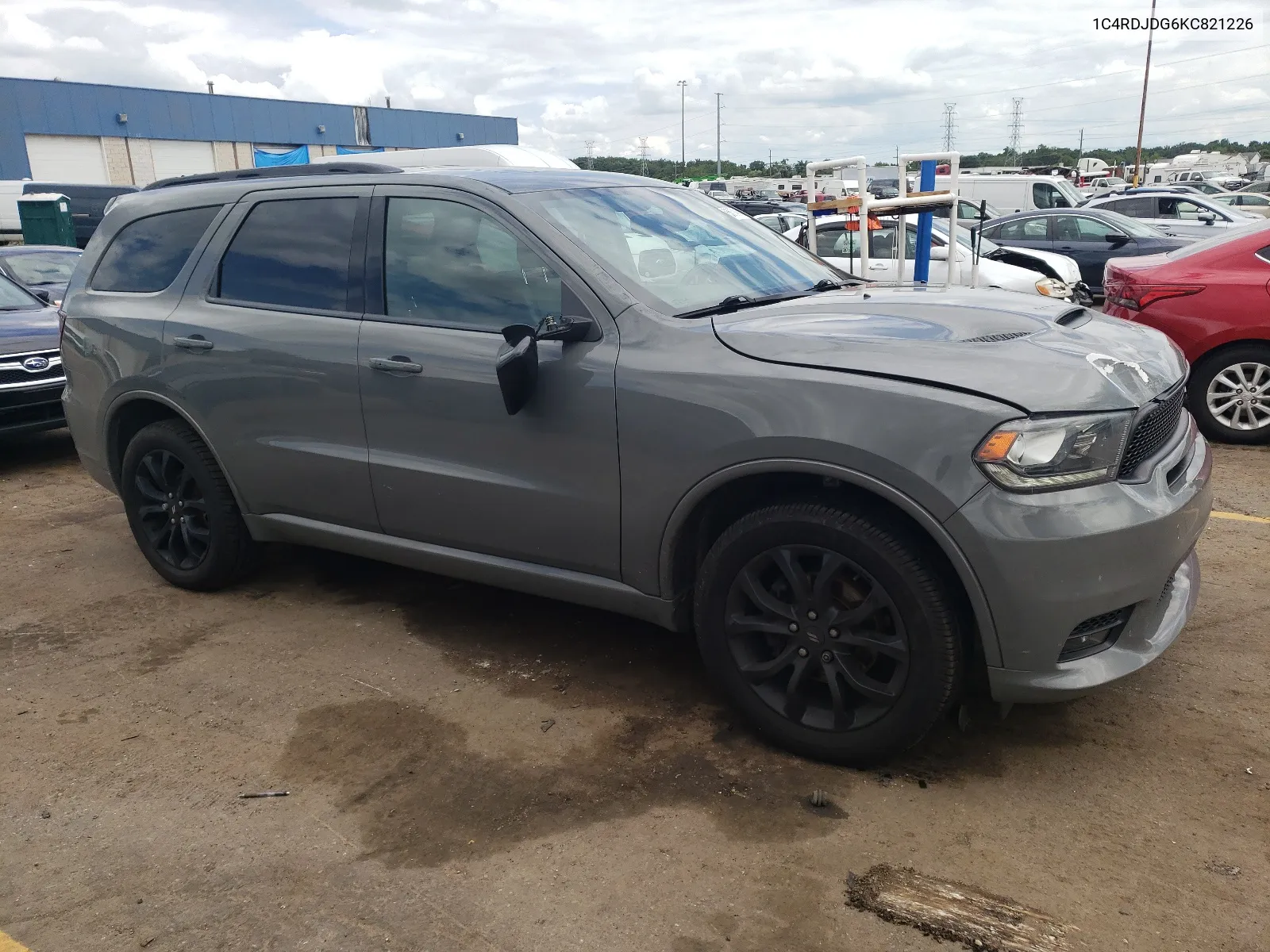 2019 Dodge Durango Gt VIN: 1C4RDJDG6KC821226 Lot: 63610494