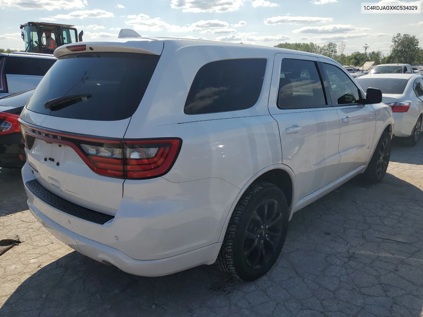 1C4RDJAGXKC534329 2019 Dodge Durango Sxt