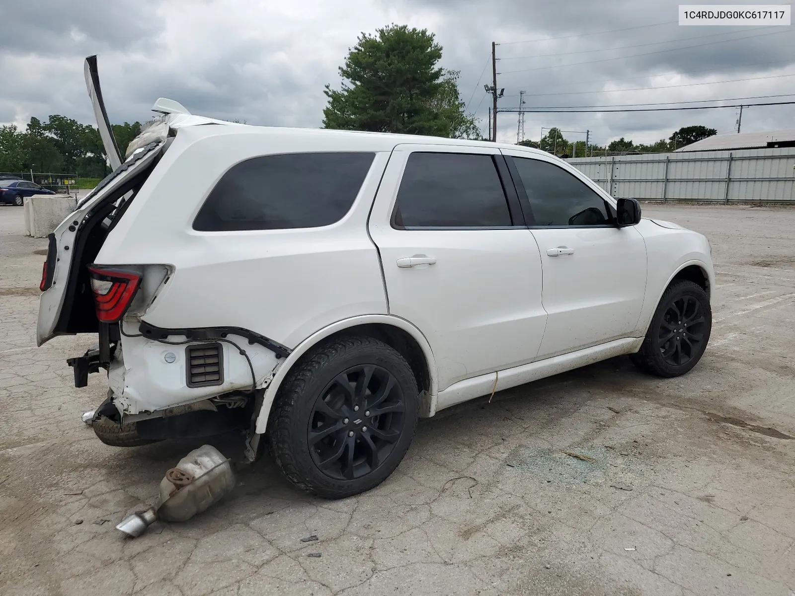 2019 Dodge Durango Gt VIN: 1C4RDJDG0KC617117 Lot: 64371794