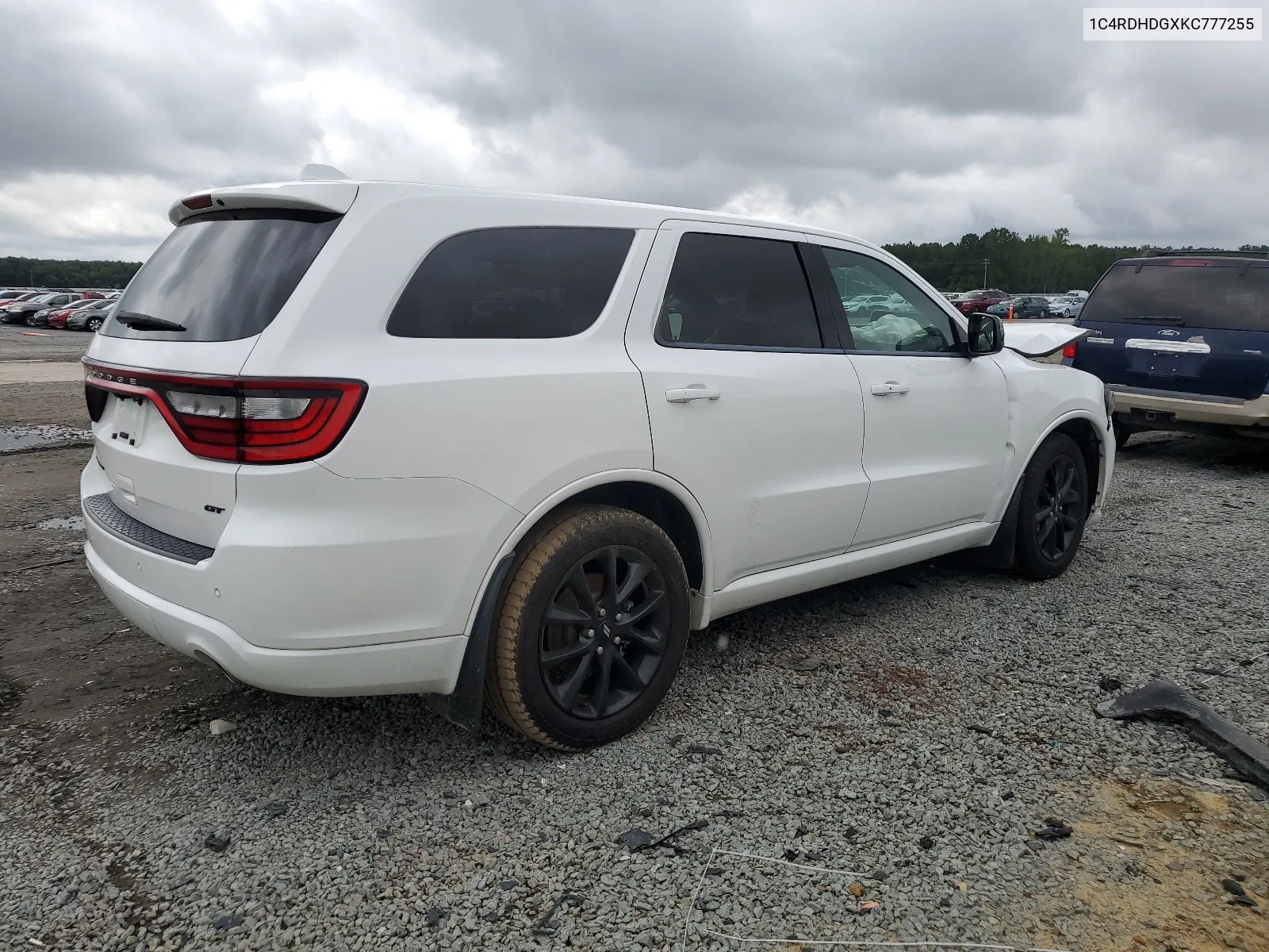 2019 Dodge Durango Gt VIN: 1C4RDHDGXKC777255 Lot: 64759034