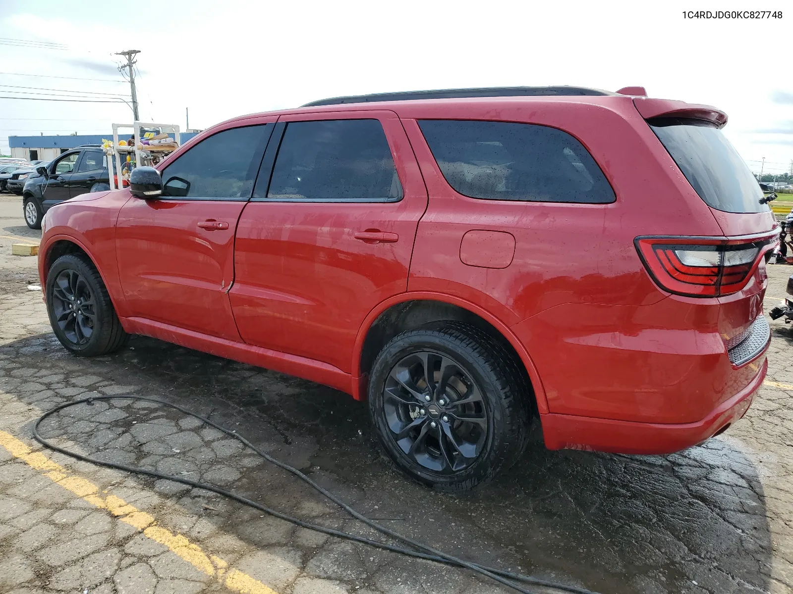 2019 Dodge Durango Gt VIN: 1C4RDJDG0KC827748 Lot: 65413264