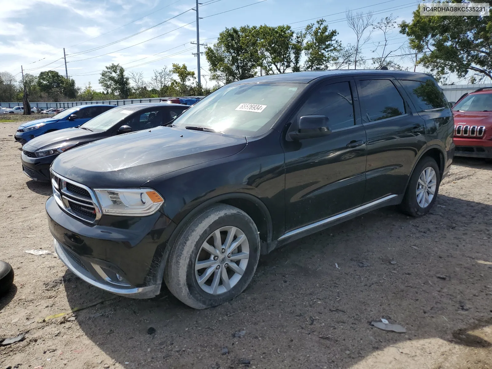 1C4RDHAG8KC535231 2019 Dodge Durango Sxt