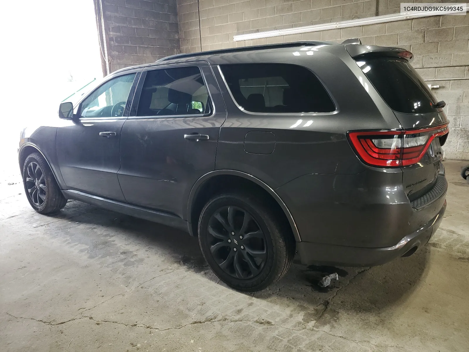 2019 Dodge Durango Gt VIN: 1C4RDJDG9KC599345 Lot: 66166294