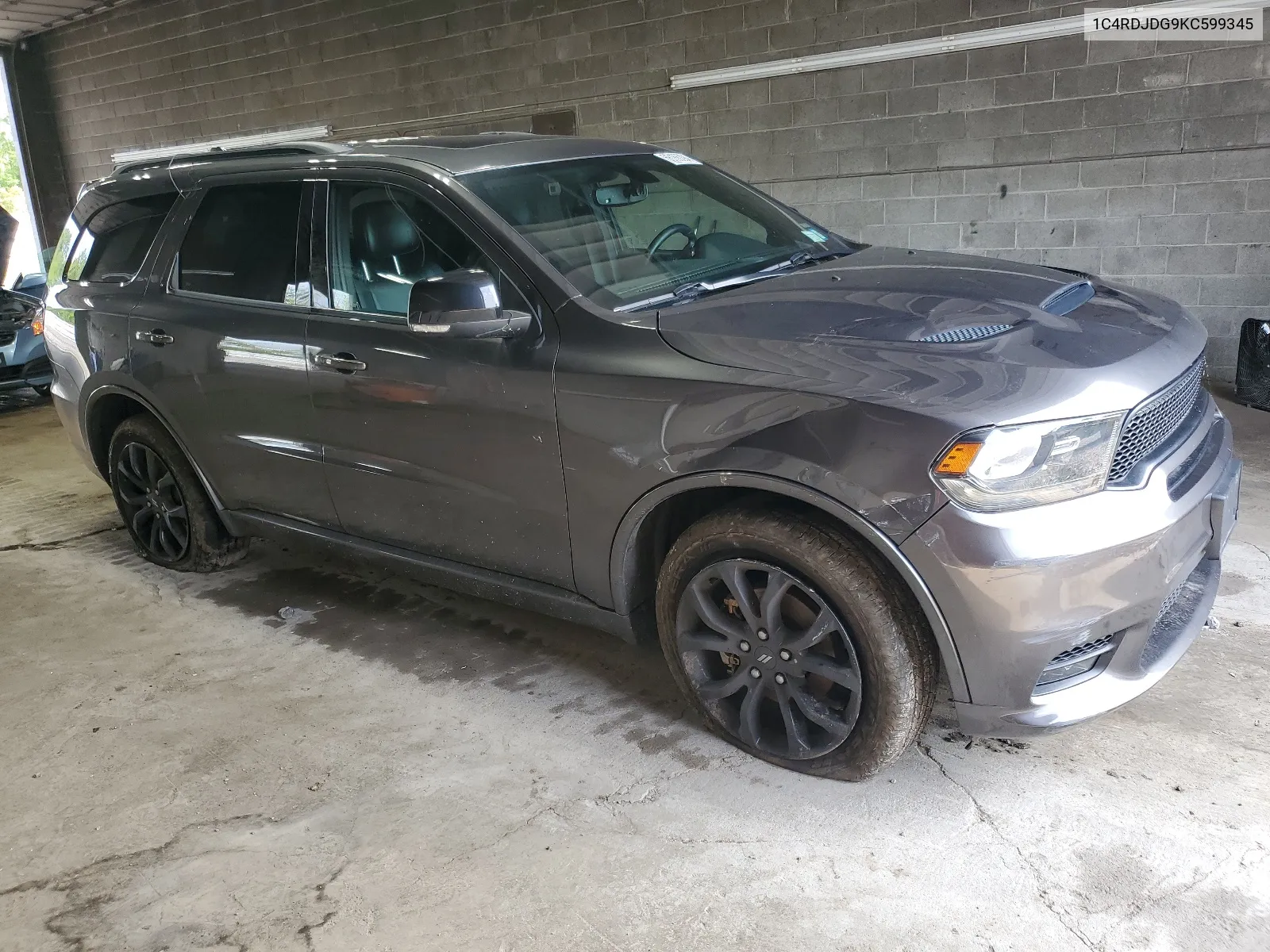 2019 Dodge Durango Gt VIN: 1C4RDJDG9KC599345 Lot: 66166294