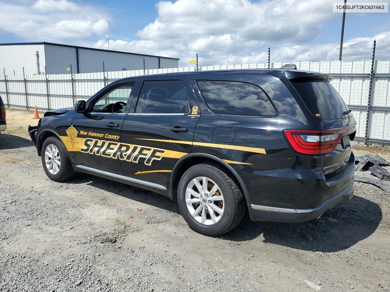 1C4SDJFT2KC631662 2019 Dodge Durango Ssv