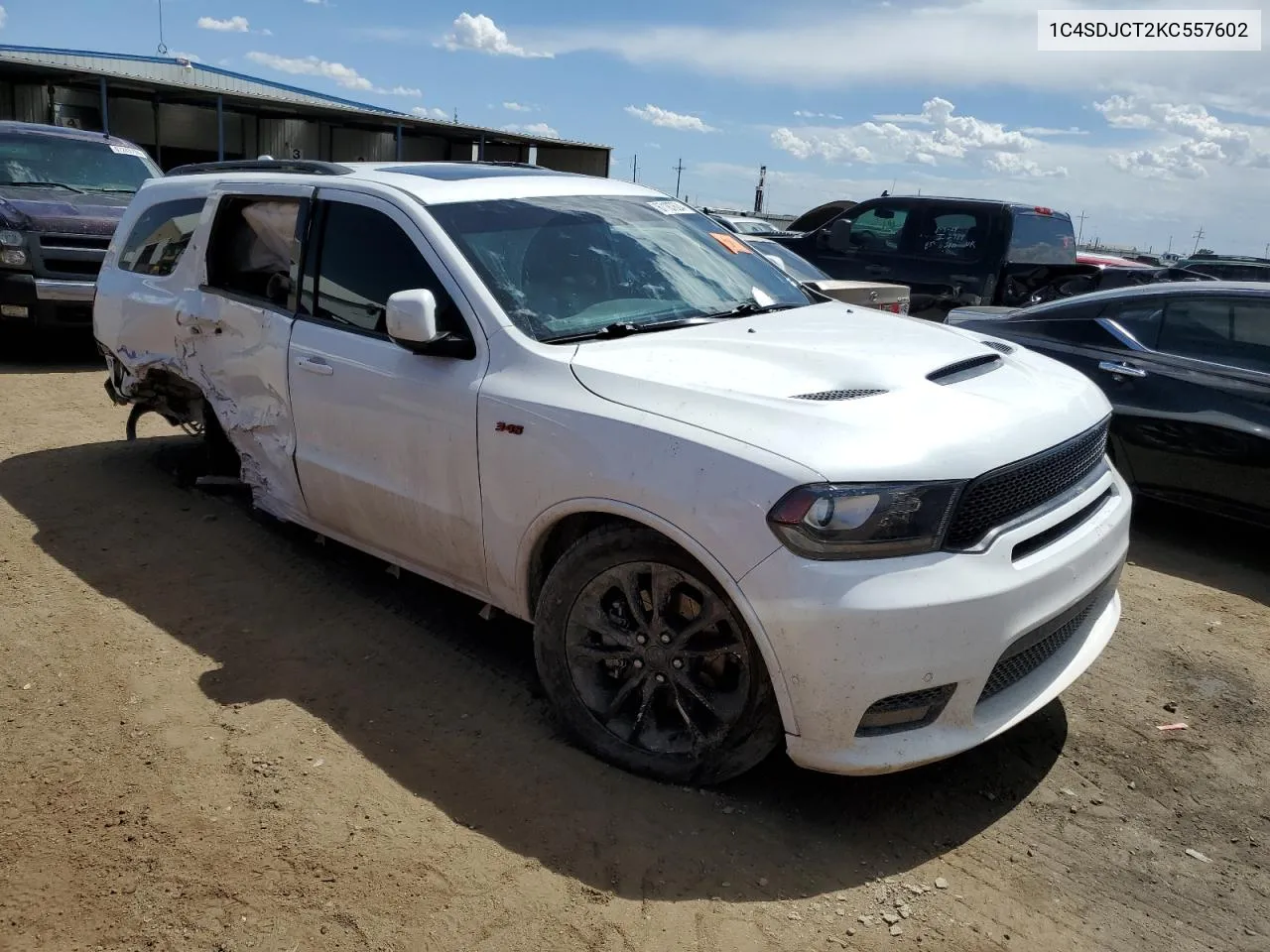 2019 Dodge Durango R/T VIN: 1C4SDJCT2KC557602 Lot: 67187624