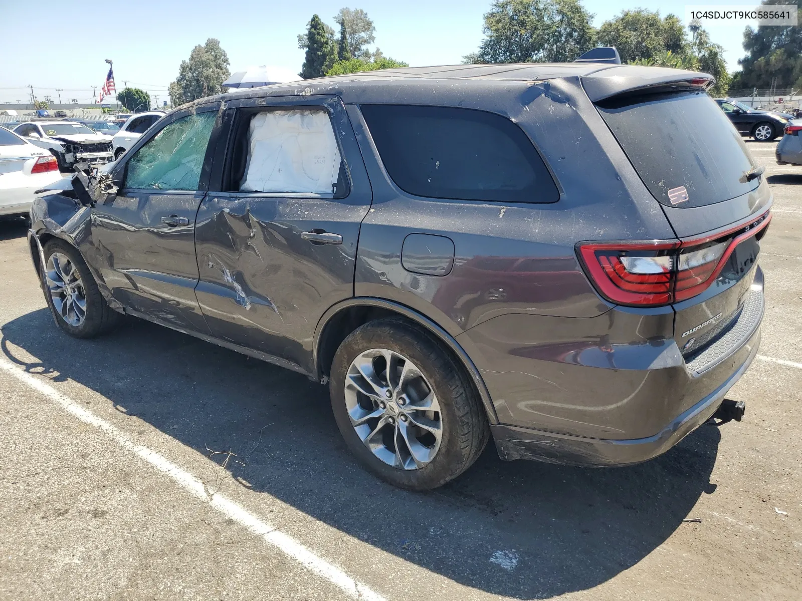 2019 Dodge Durango R/T VIN: 1C4SDJCT9KC585641 Lot: 67680324