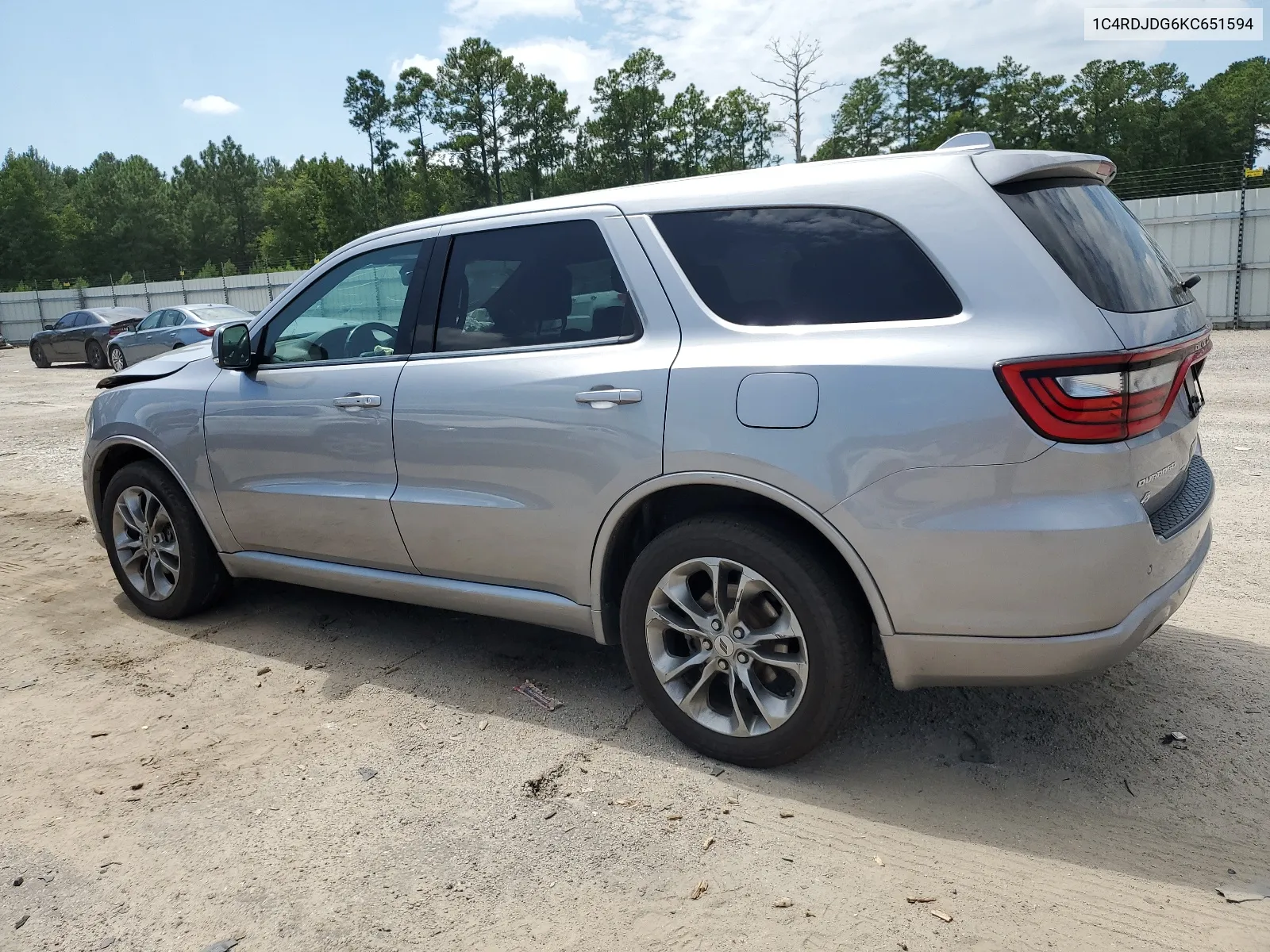 1C4RDJDG6KC651594 2019 Dodge Durango Gt