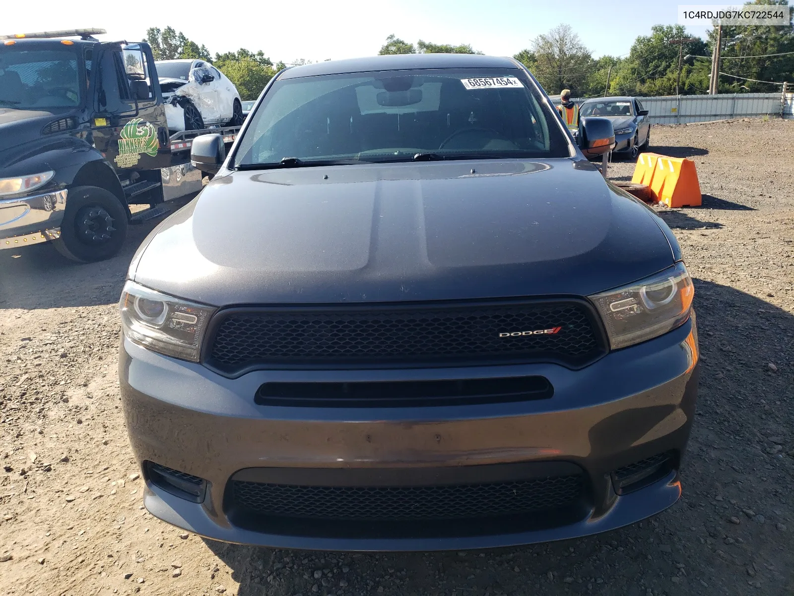 1C4RDJDG7KC722544 2019 Dodge Durango Gt