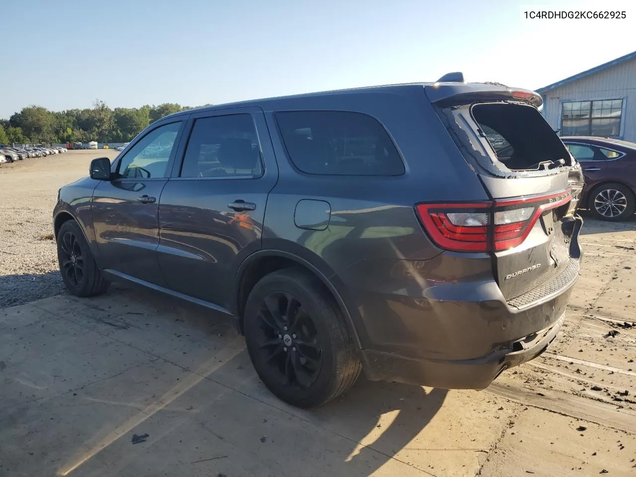 2019 Dodge Durango Gt VIN: 1C4RDHDG2KC662925 Lot: 68885084