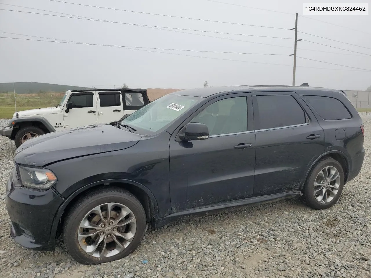 2019 Dodge Durango Gt VIN: 1C4RDHDGXKC824462 Lot: 68885404