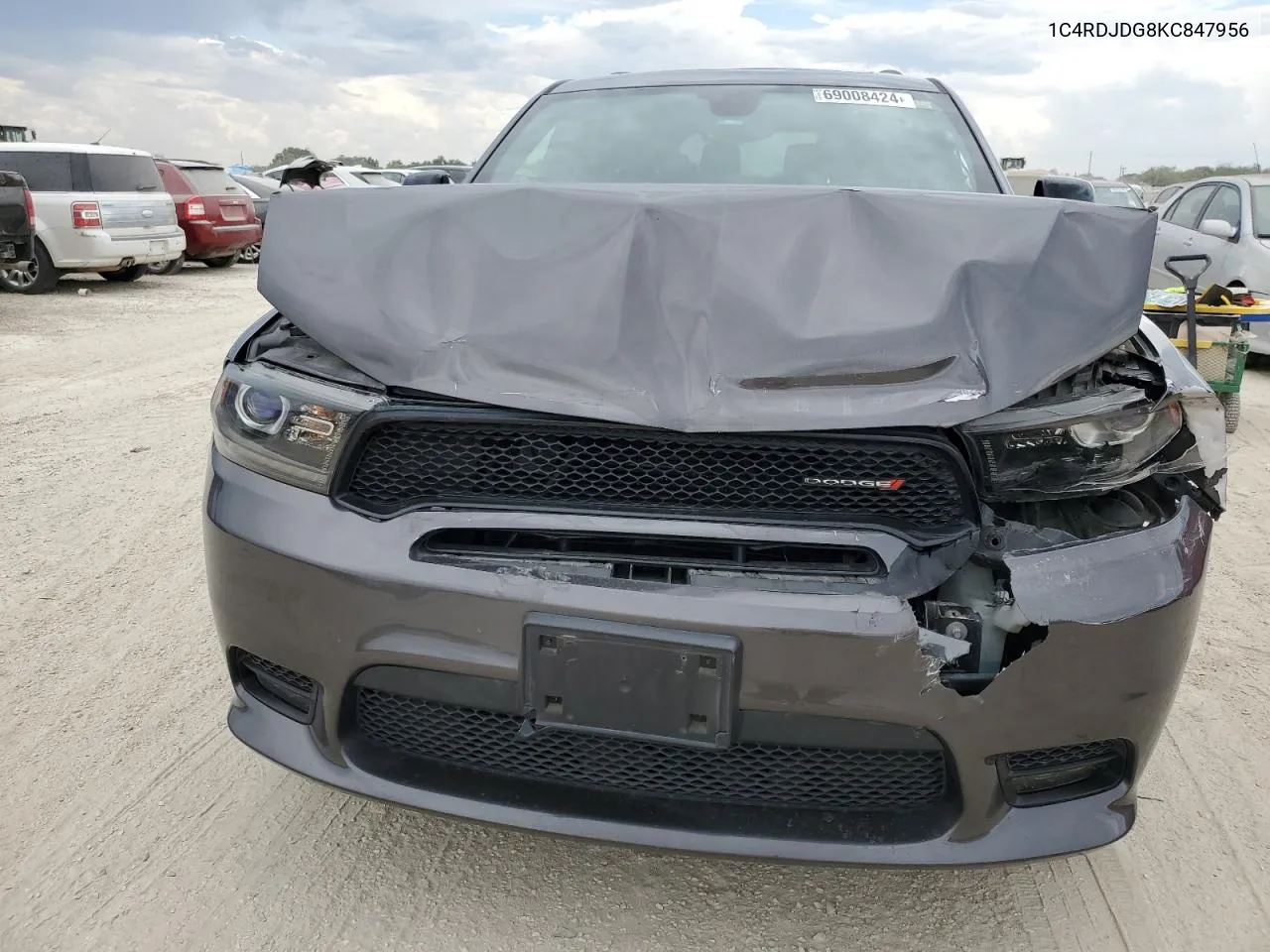 2019 Dodge Durango Gt VIN: 1C4RDJDG8KC847956 Lot: 69008424