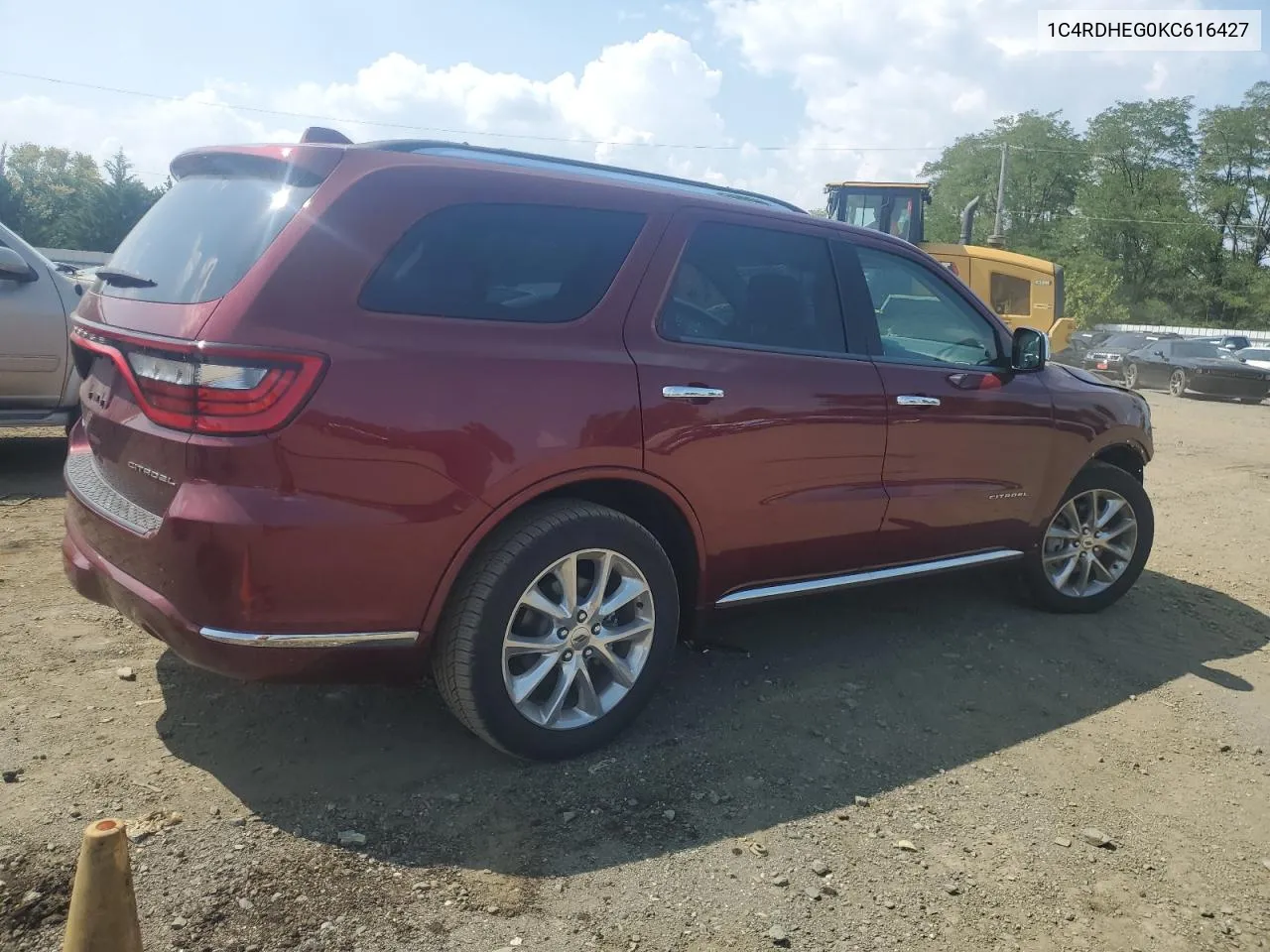 1C4RDHEG0KC616427 2019 Dodge Durango Citadel