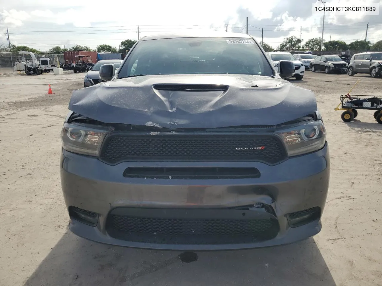 2019 Dodge Durango R/T VIN: 1C4SDHCT3KC811889 Lot: 69300744