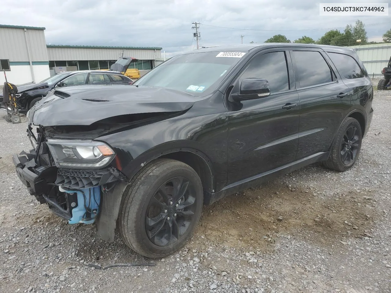 2019 Dodge Durango R/T VIN: 1C4SDJCT3KC744962 Lot: 70055504