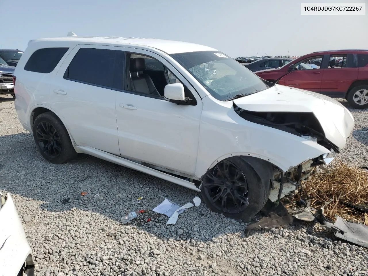 2019 Dodge Durango Gt VIN: 1C4RDJDG7KC722267 Lot: 70430614