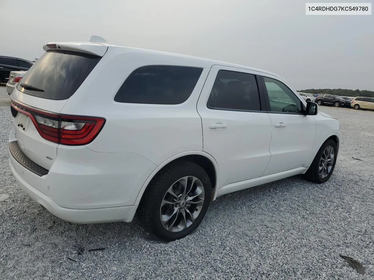 2019 Dodge Durango Gt VIN: 1C4RDHDG7KC549780 Lot: 70562084