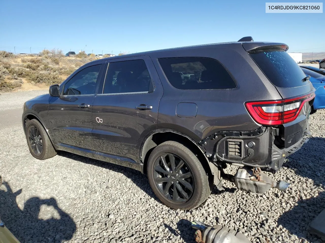 2019 Dodge Durango Gt VIN: 1C4RDJDG9KC821060 Lot: 70672254