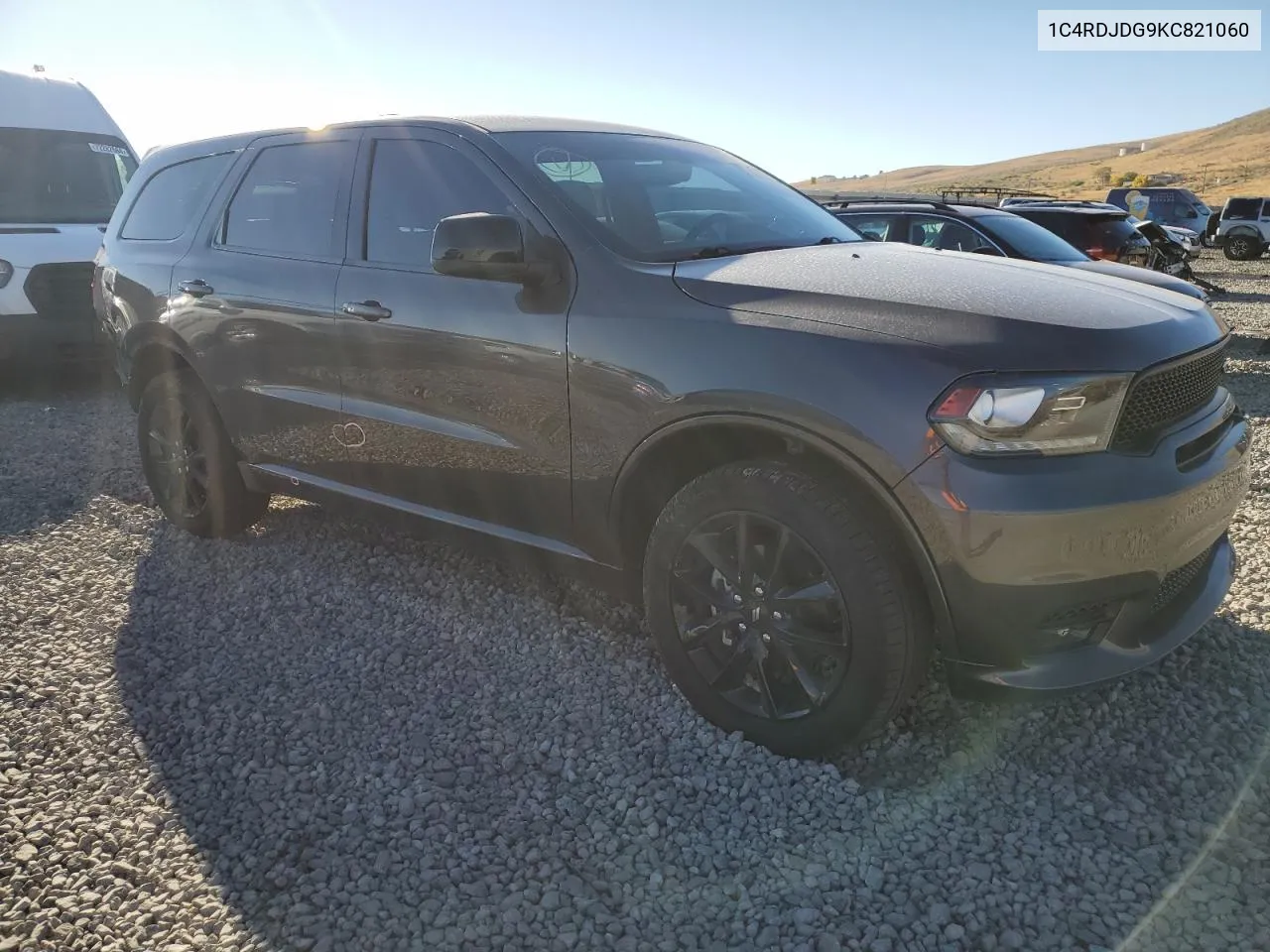 2019 Dodge Durango Gt VIN: 1C4RDJDG9KC821060 Lot: 70672254