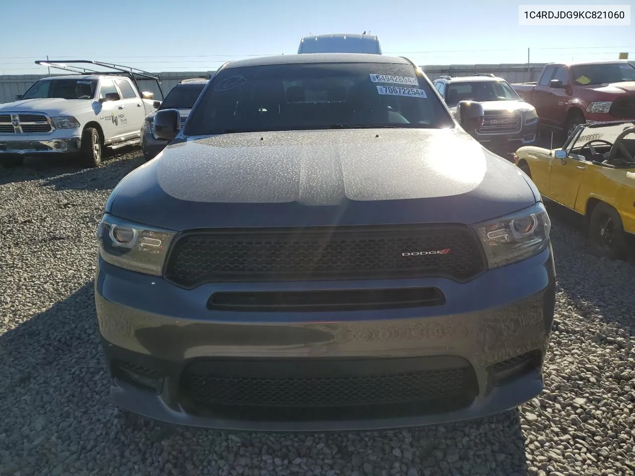 1C4RDJDG9KC821060 2019 Dodge Durango Gt