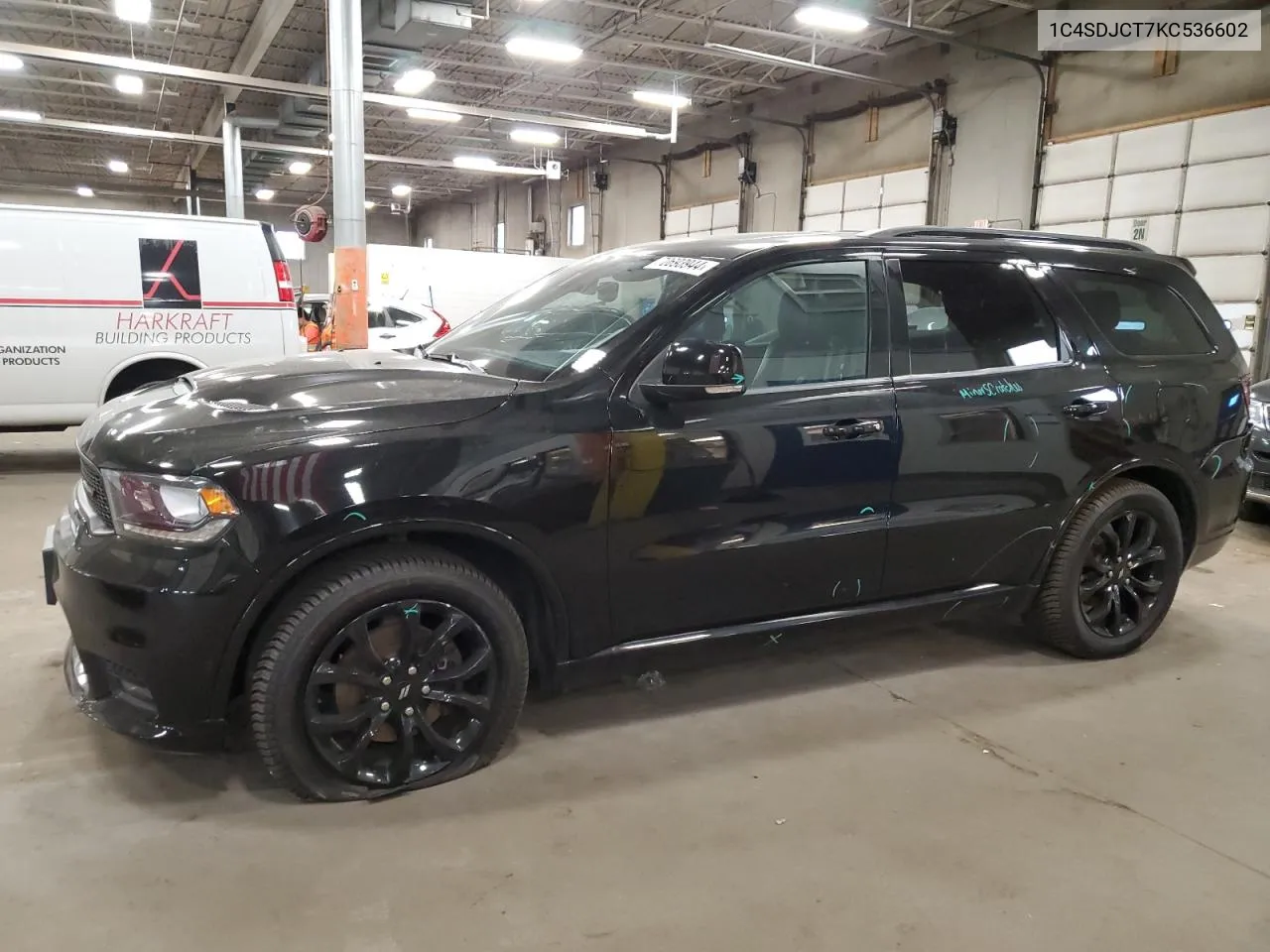 2019 Dodge Durango R/T VIN: 1C4SDJCT7KC536602 Lot: 70693944