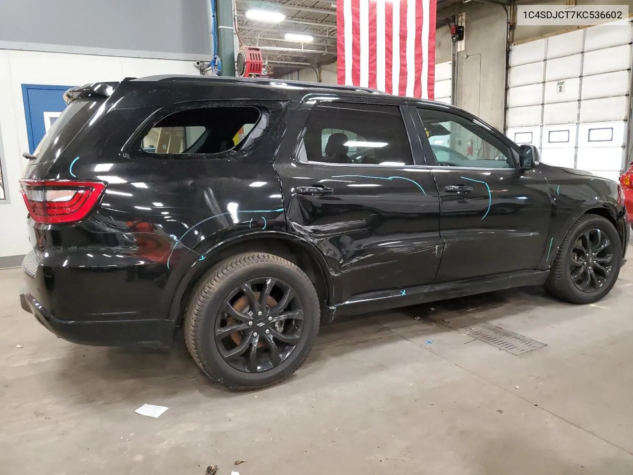 2019 Dodge Durango R/T VIN: 1C4SDJCT7KC536602 Lot: 70693944